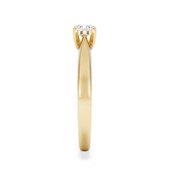 Naomi Lab Diamond Engagement Ring 0.33ct H/Si in 9K Gold