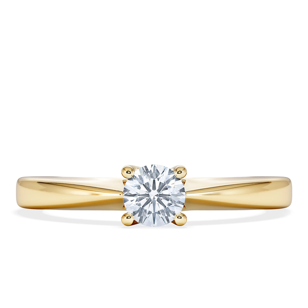 Naomi Lab Diamond Engagement Ring 0.33ct H/Si in 9K Gold