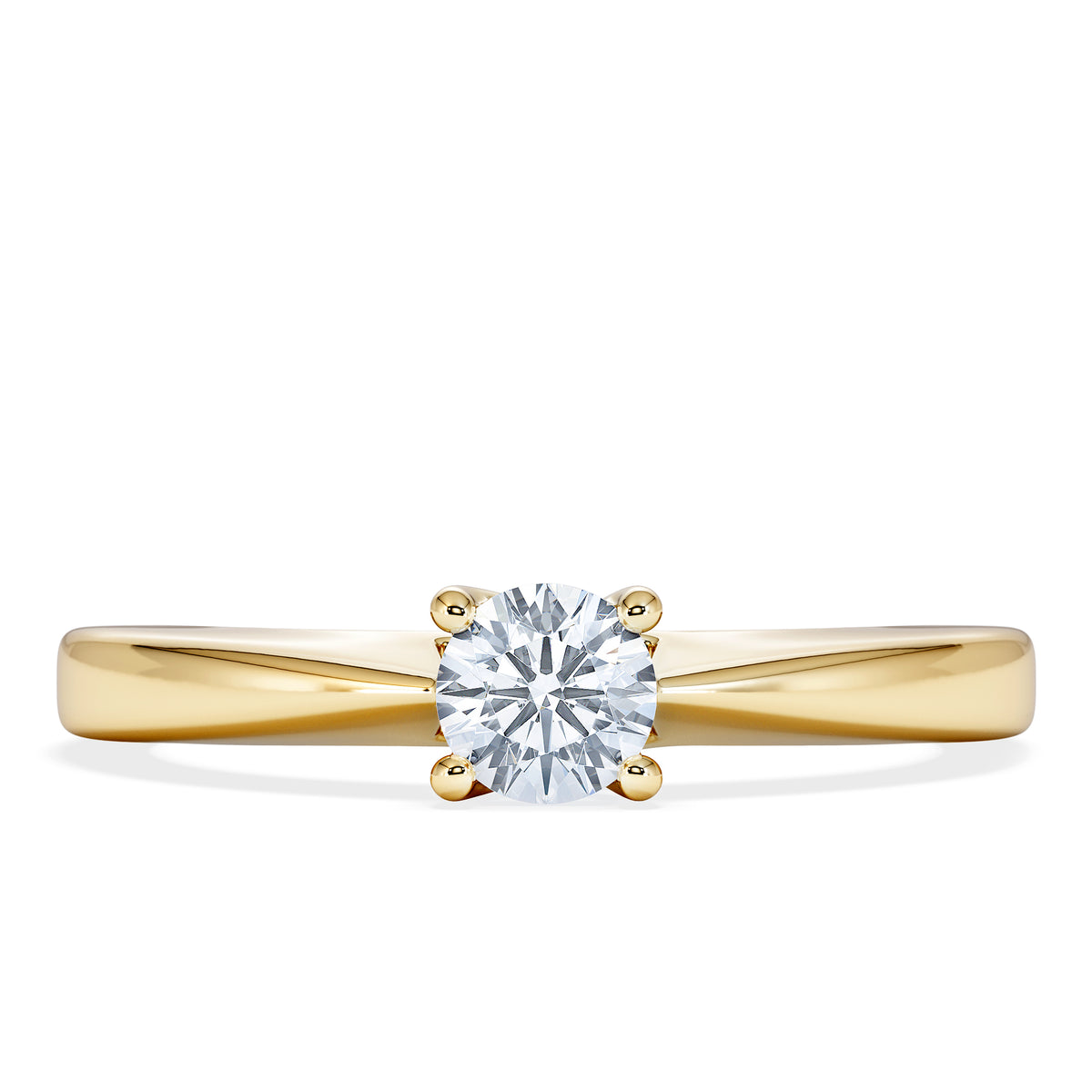 Naomi Lab Diamond Engagement Ring 0.33ct H/Si in 9K Gold