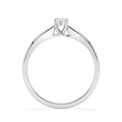 Naomi Lab Diamond Engagement Ring 0.15ct H/Si in 925 Silver