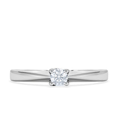 Naomi Lab Diamond Engagement Ring 0.15ct H/Si in 925 Silver