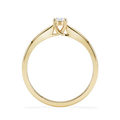 Naomi Lab Diamond Engagement Ring 0.15ct H/Si in 9K Gold