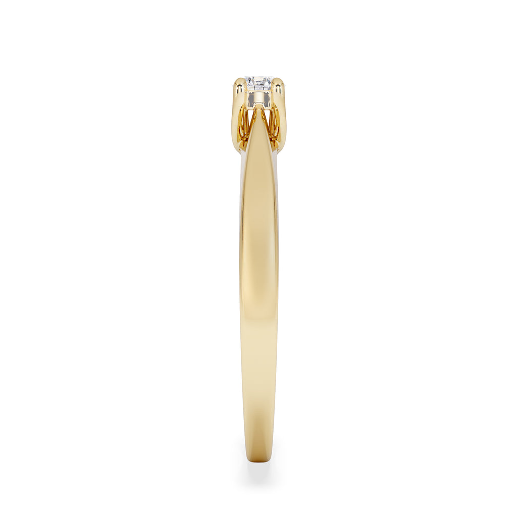 Naomi Lab Diamond Engagement Ring 0.15ct H/Si in 9K Gold