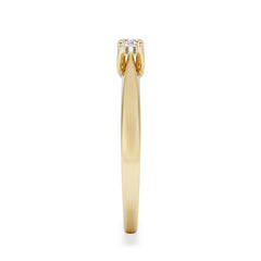 Naomi Lab Diamond Engagement Ring 0.15ct H/Si in 9K Gold
