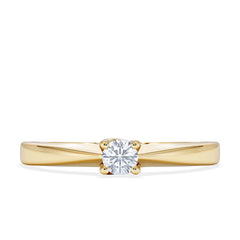 Naomi Lab Diamond Engagement Ring 0.15ct H/Si in 9K Gold