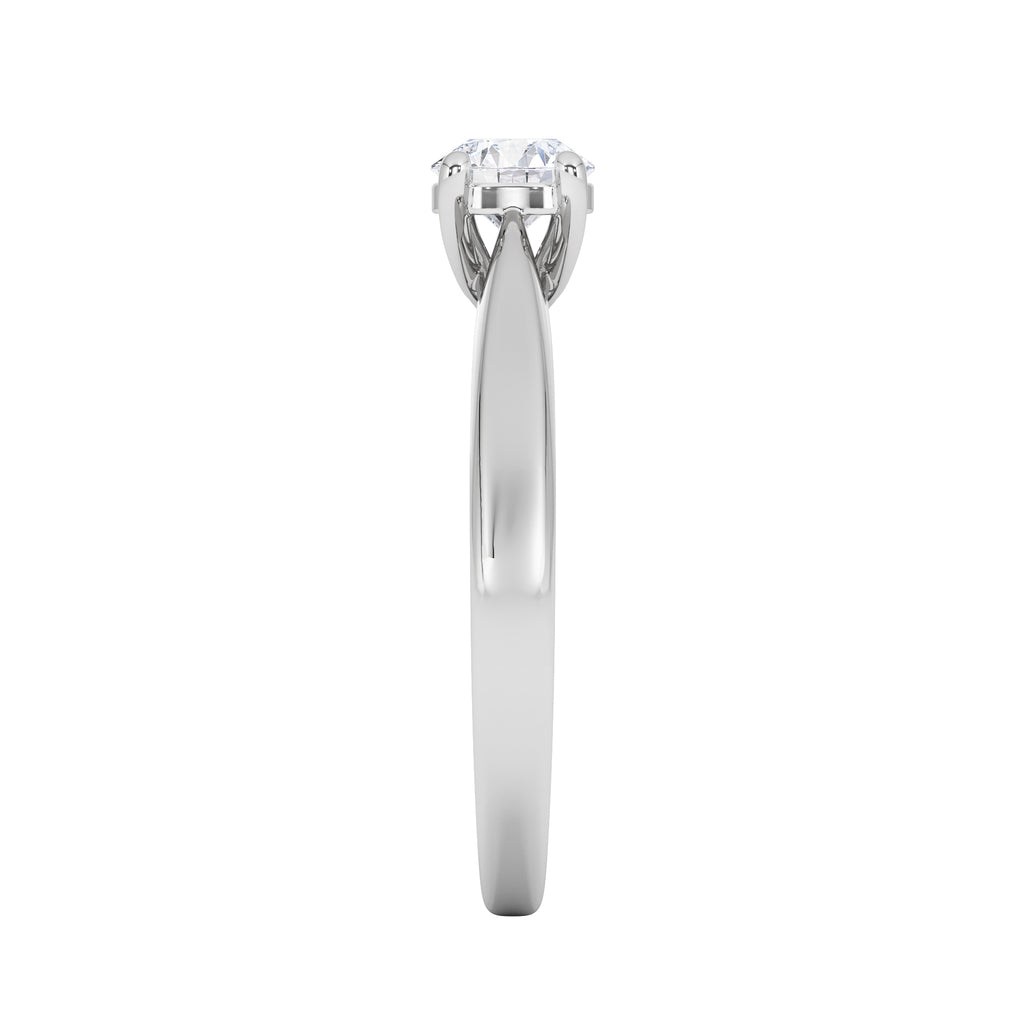 Naomi Lab Diamond Engagement Ring 0.50ct H/Si 9K White Gold