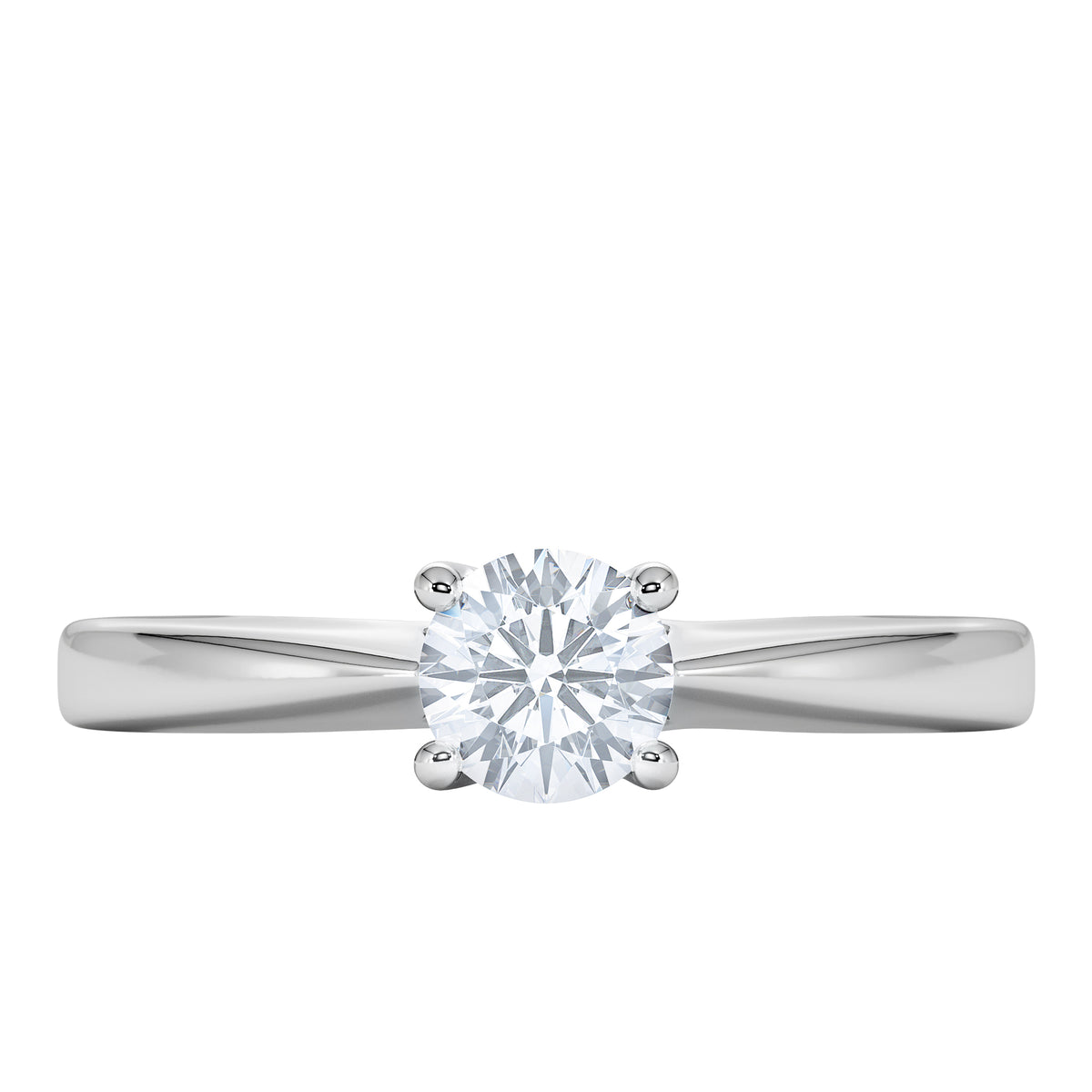 Naomi Lab Diamond Engagement Ring 0.50ct H/Si 9K White Gold