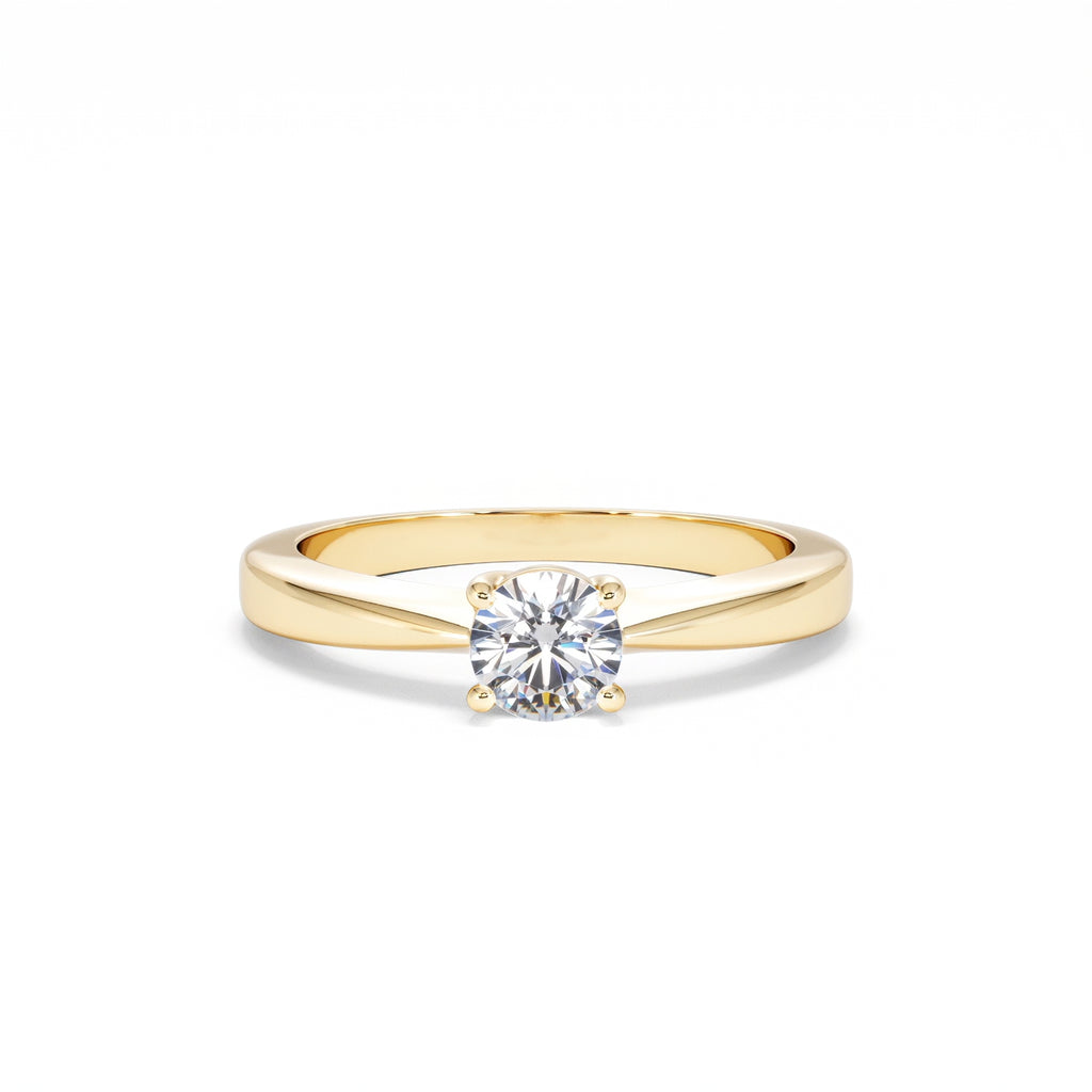 Naomi Lab Diamond Engagement Ring 0.50ct H/Si in 9K Gold