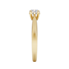 Naomi Lab Diamond Engagement Ring 0.50ct H/Si in 18K Gold Vermeil