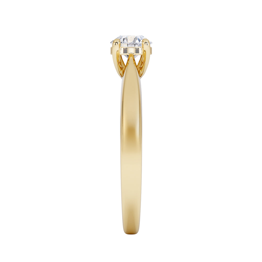 Naomi Lab Diamond Engagement Ring 0.50ct H/Si in 9K Gold
