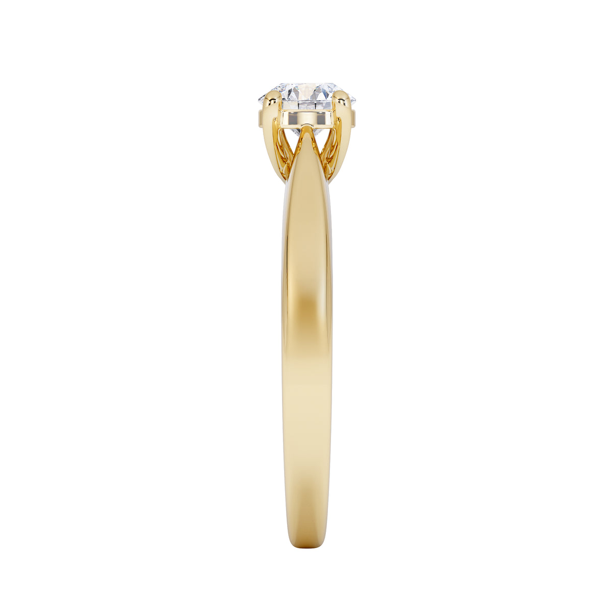 Naomi Lab Diamond Engagement Ring 0.50ct H/Si in 9K Gold