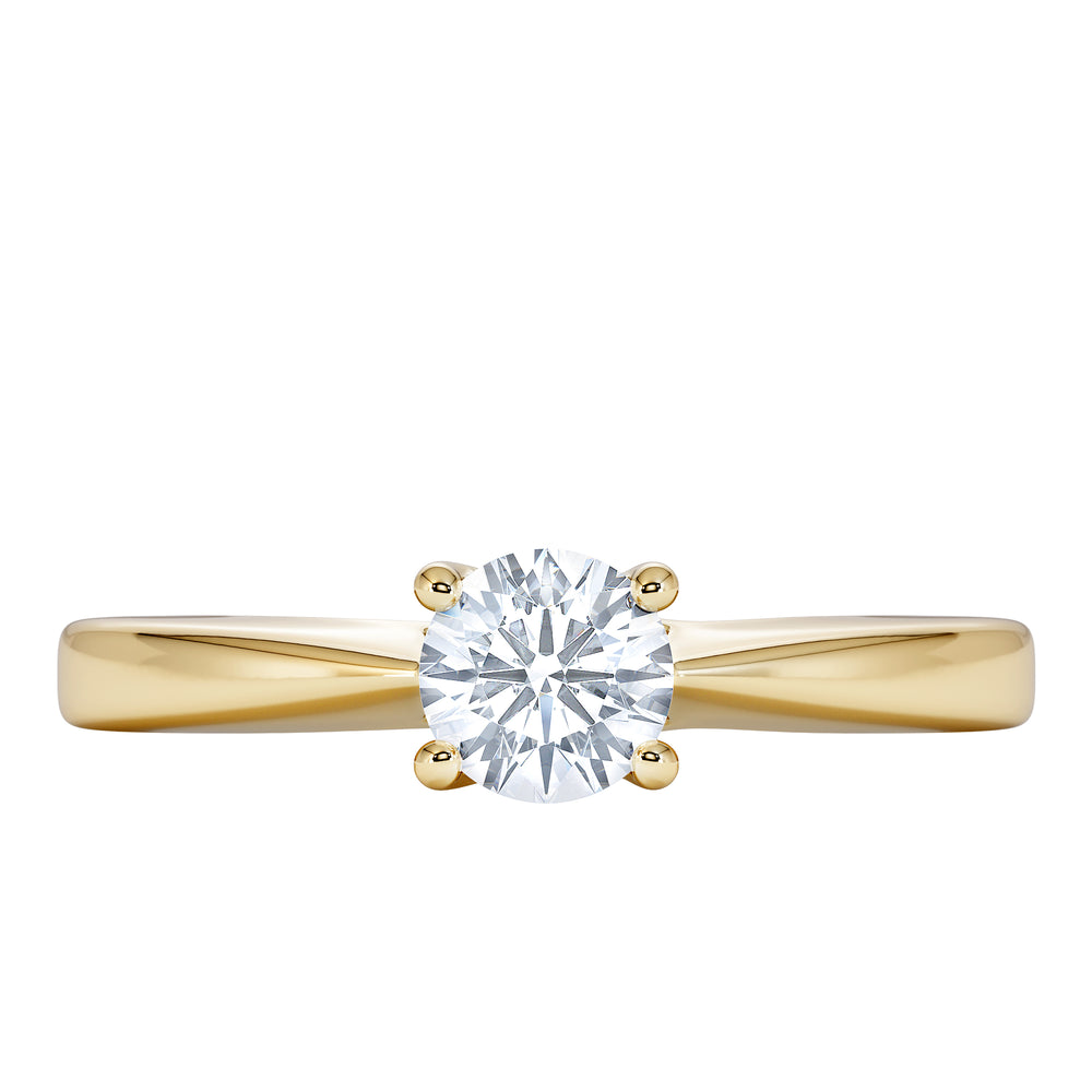 Naomi Lab Diamond Engagement Ring 0.50ct H/Si in 9K Gold