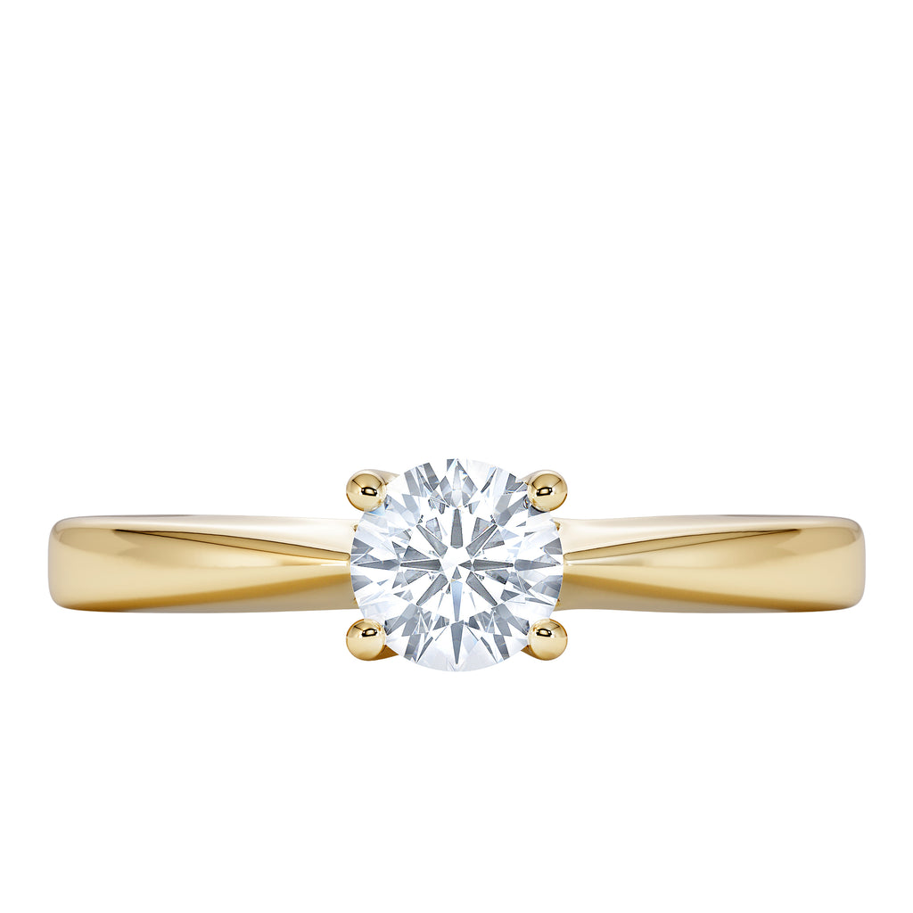 Naomi Lab Diamond Engagement Ring 0.50ct H/Si in 9K Gold