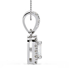 Annabelle Lab Diamond 0.70ct Pendant Necklace in 18K White Gold F/VS1