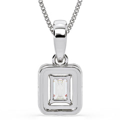 Annabelle Lab Diamond 0.70ct Pendant Necklace in 18K White Gold F/VS1