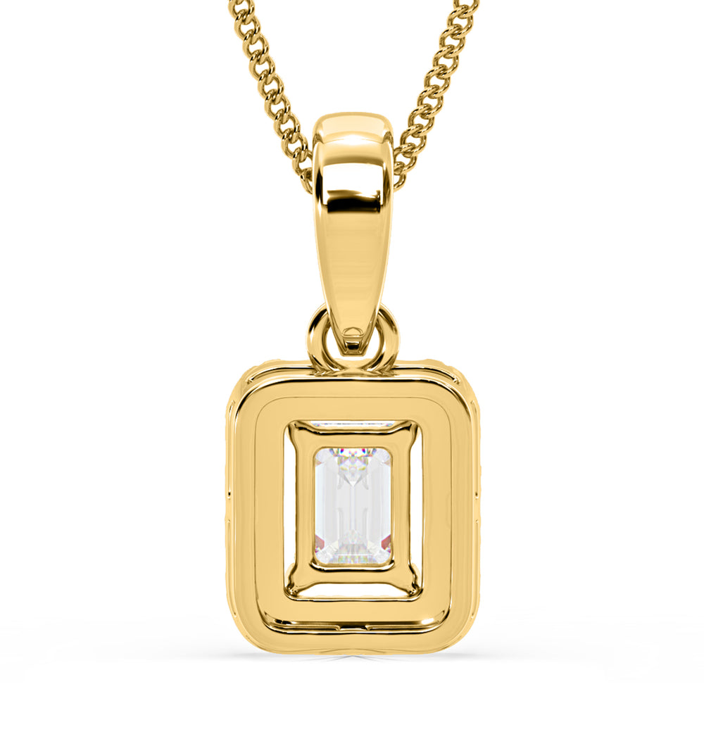 Annabelle Lab Diamond 0.70ct Pendant Necklace in 18K Yellow Gold F/VS1