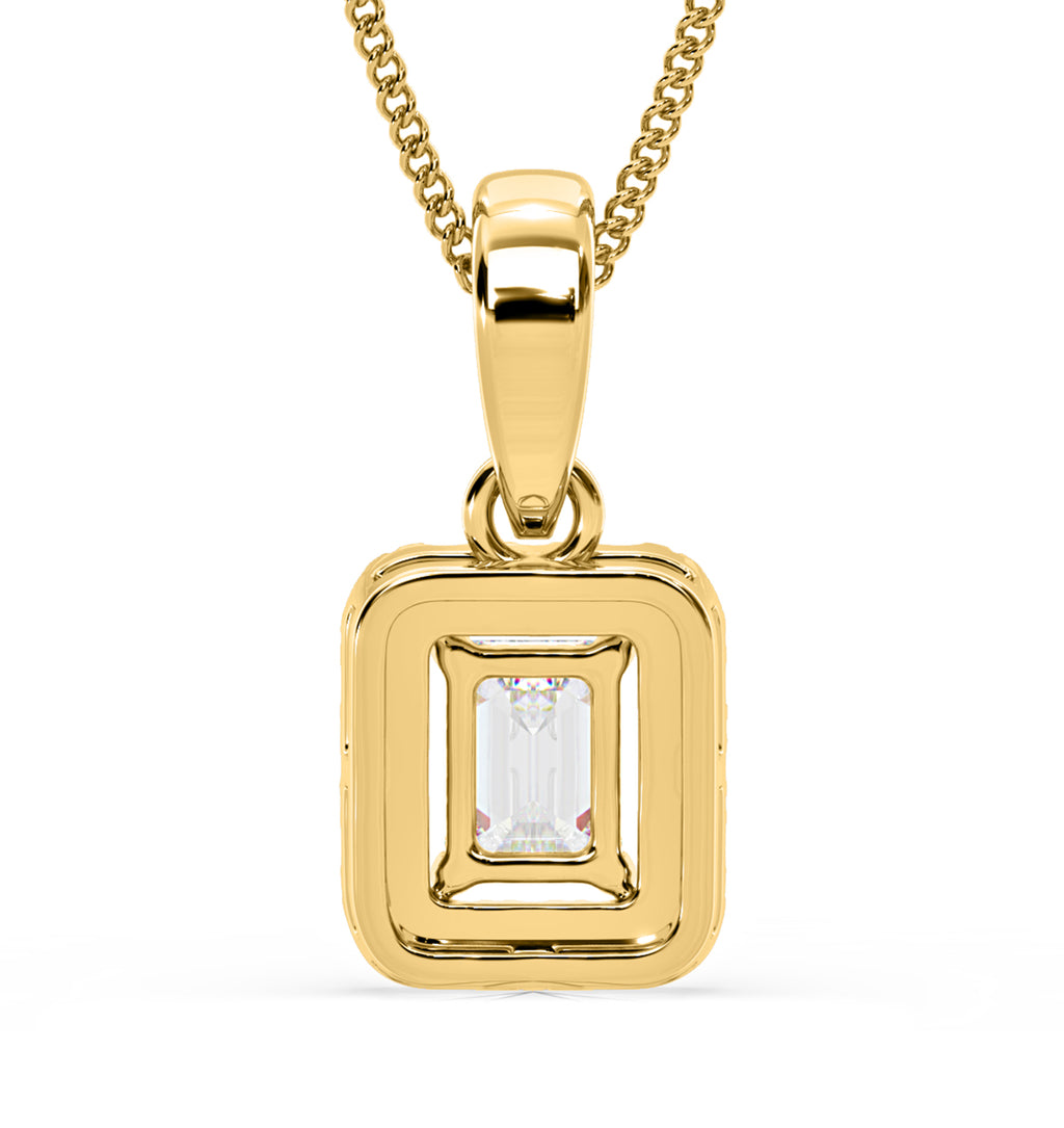Annabelle Lab Diamond 0.70ct Pendant Necklace in 18K Yellow Gold F/VS1