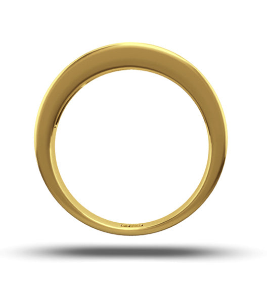 Rae 18K Gold Lab Diamond Half Band Eternity Ring 1.00CT F/VS