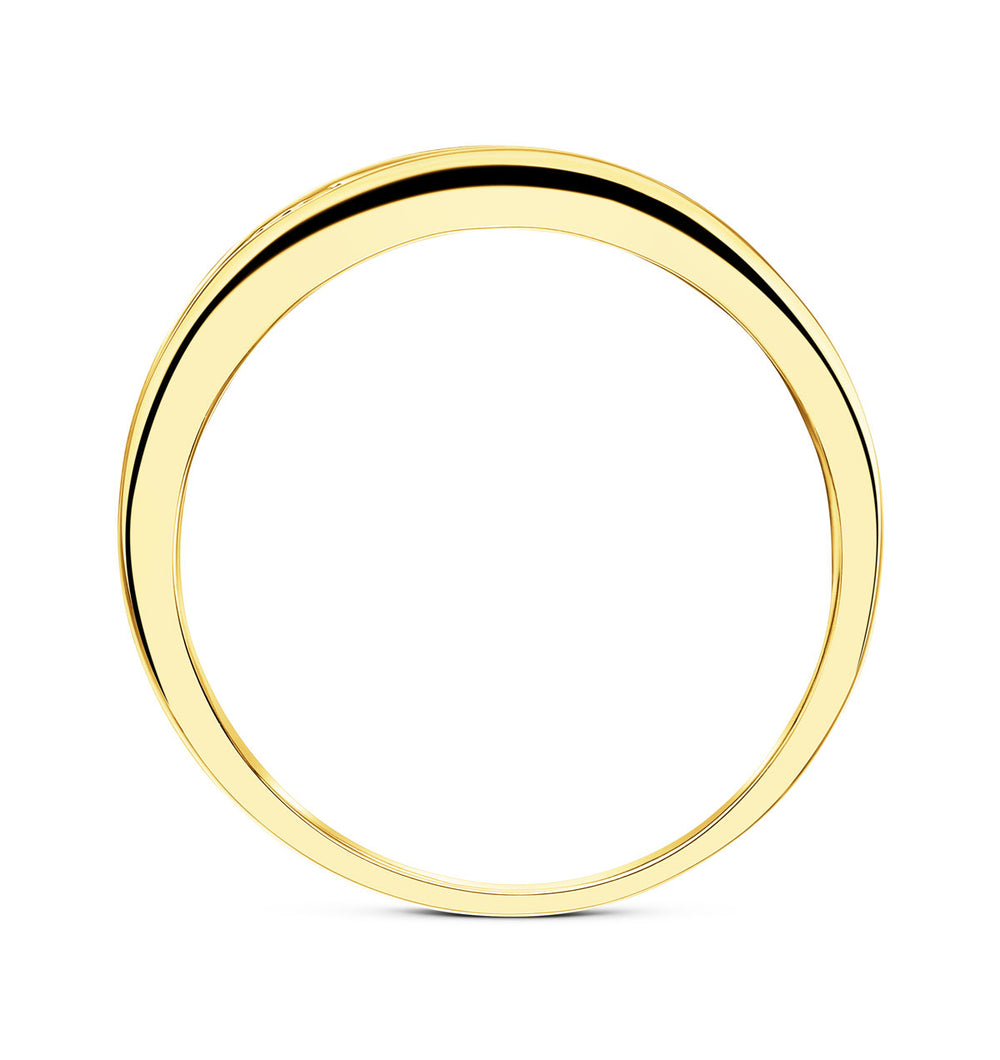 Grace Half Eternity Ring 0.33CT Diamond 9K Yellow Gold