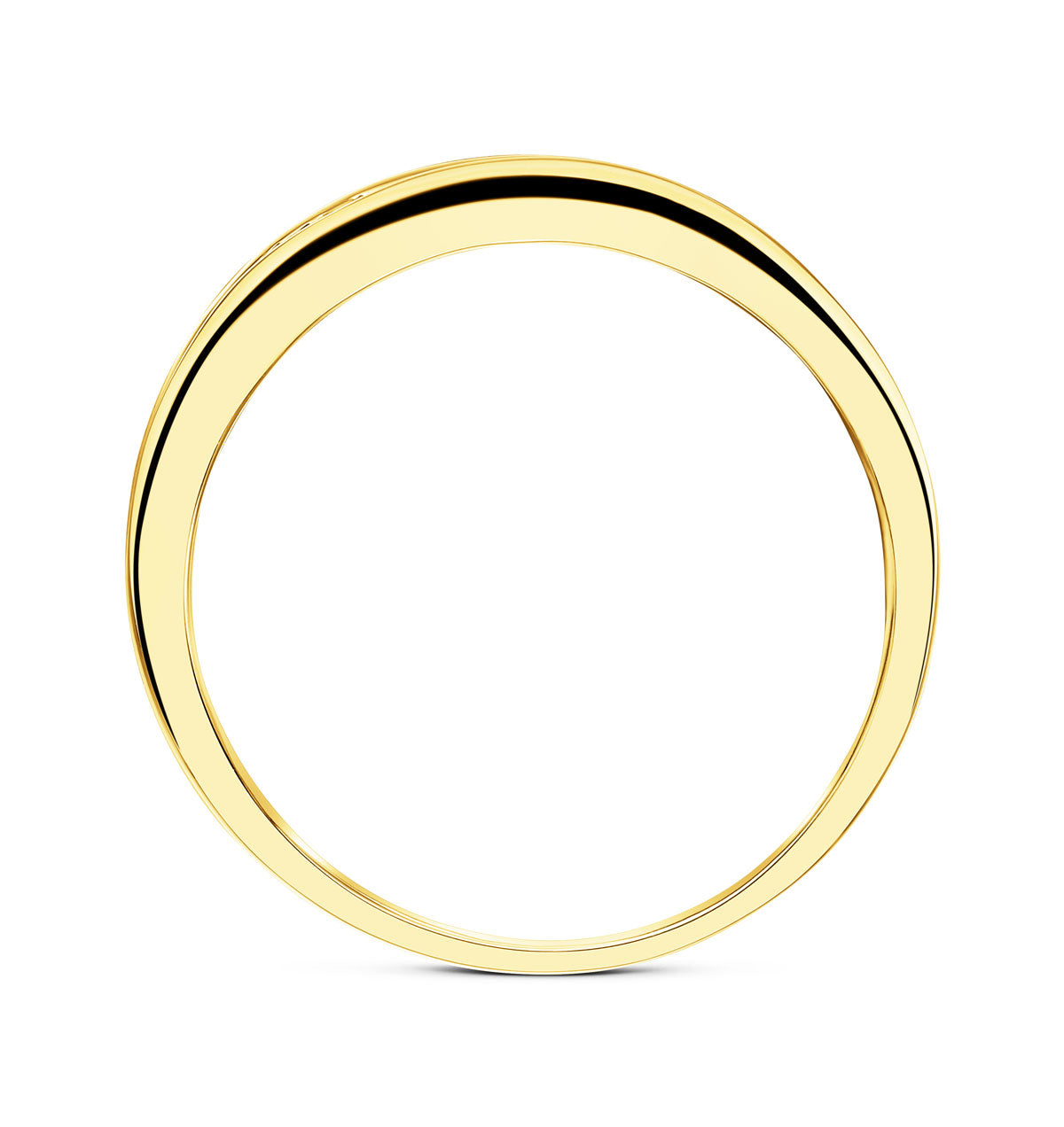 Grace Half Eternity Ring 0.33CT Diamond 9K Yellow Gold