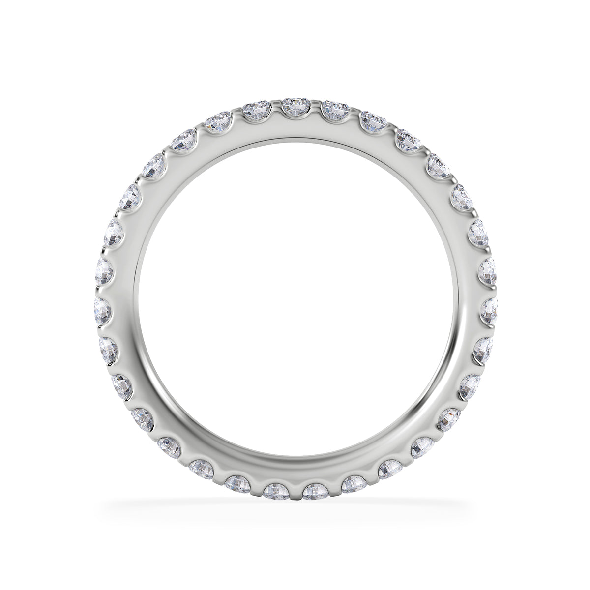 Erin Lab Diamond Eternity Ring 18K White Gold 1.00ct G/Vs