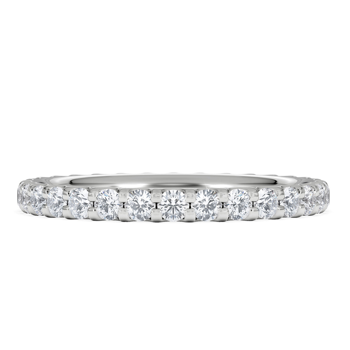 Erin Lab Diamond Eternity Ring 18K White Gold 1.00ct G/Vs