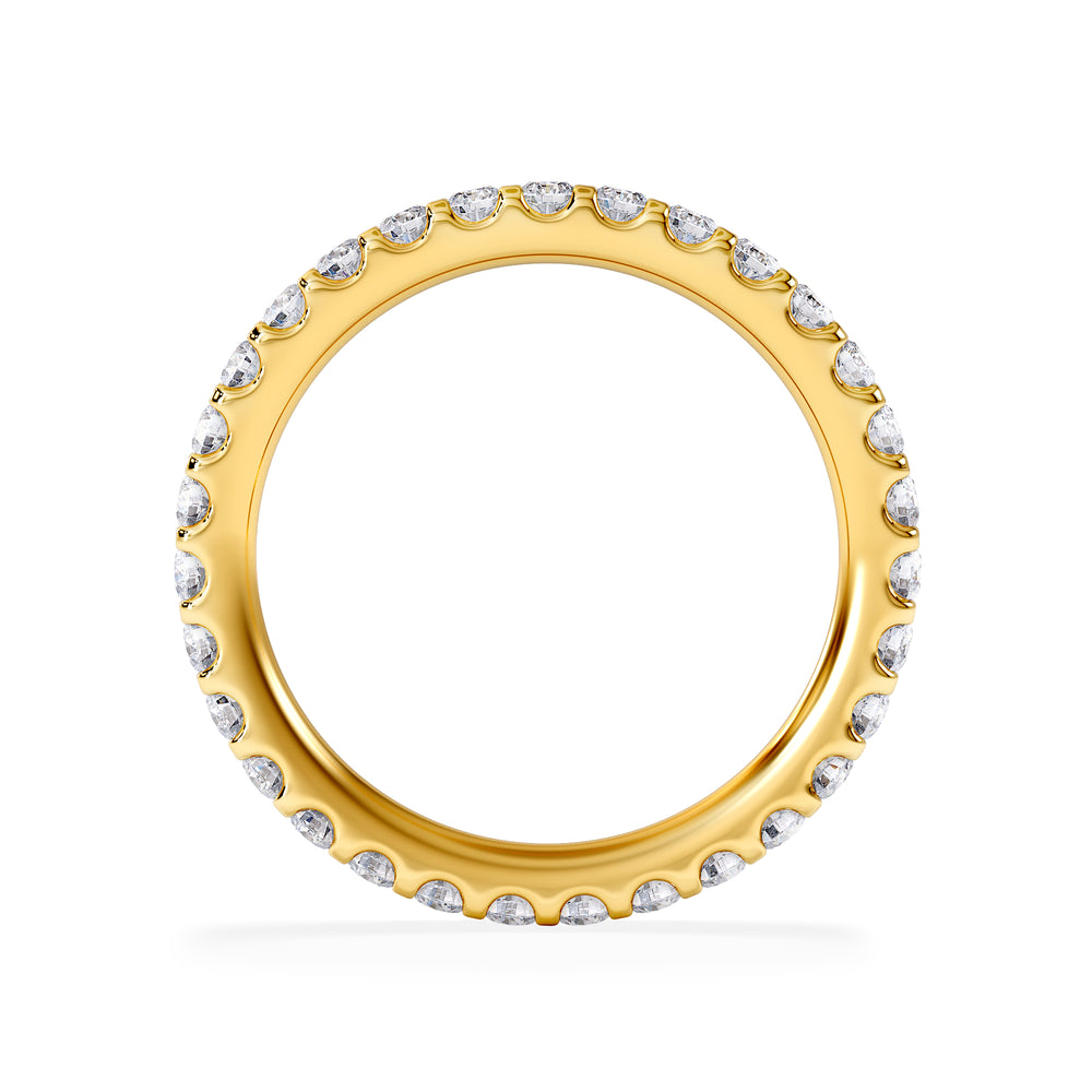 Erin Lab Diamond Eternity Ring 18K Gold 1.00ct G/Vs