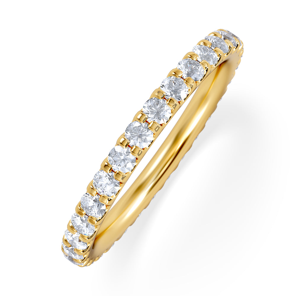 Erin Lab Diamond Eternity Ring 18K Gold 1.00ct G/Vs