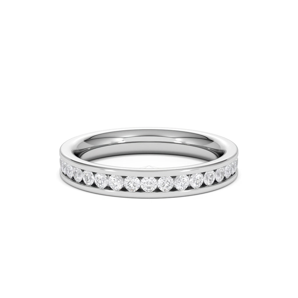 Rae Lab Diamond Eternity Ring Channel Set 1.00ct G/Vs in Platinum
