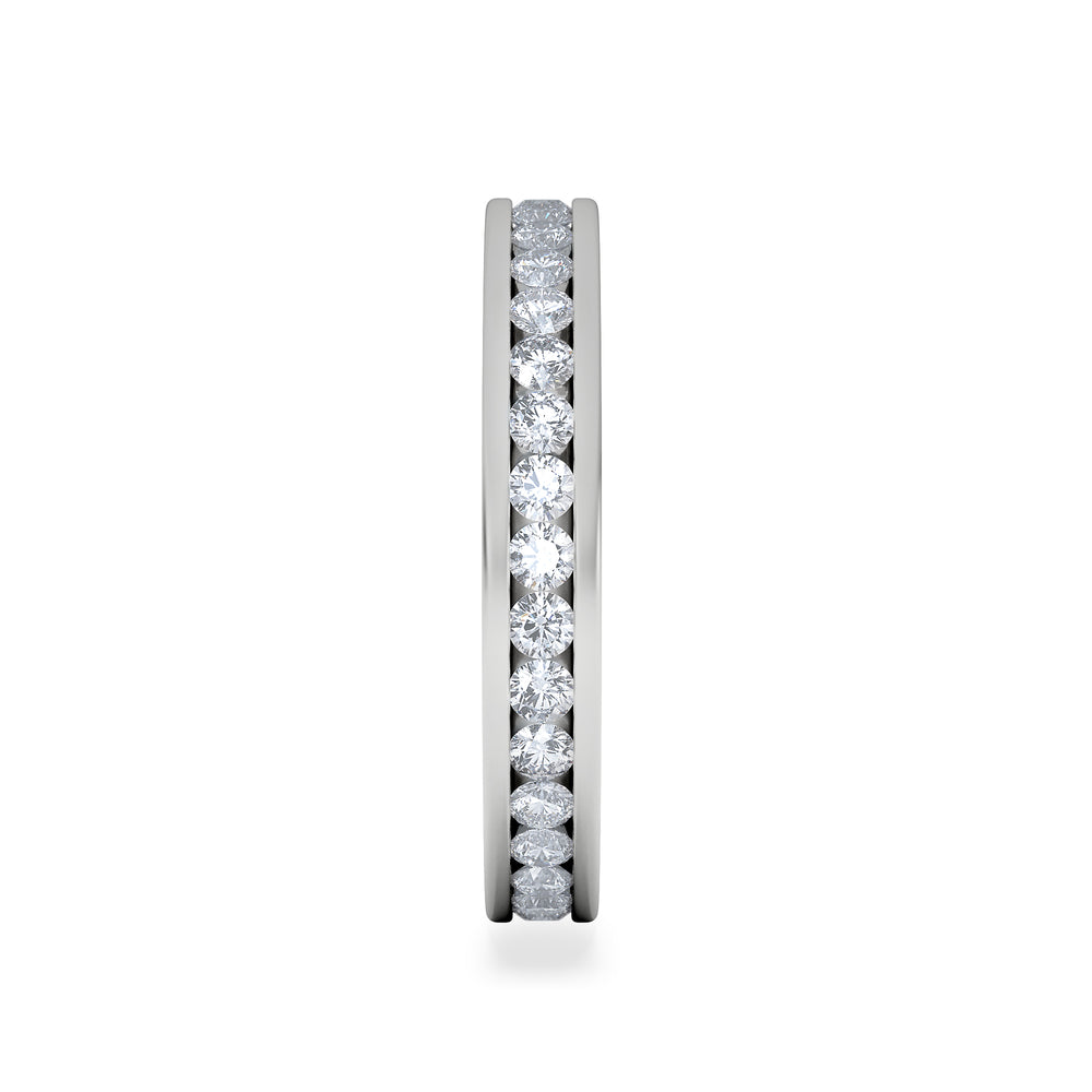 Diamond Eternity Ring Rae Channel Set 1.00ct H/Si in 18K White Gold