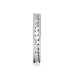 Rae Lab Diamond Eternity Ring Channel Set 1.00ct G/Vs 18K White Gold