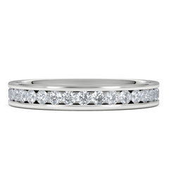 Diamond Eternity Ring Rae Channel Set 1.00ct H/Si in 18K White Gold