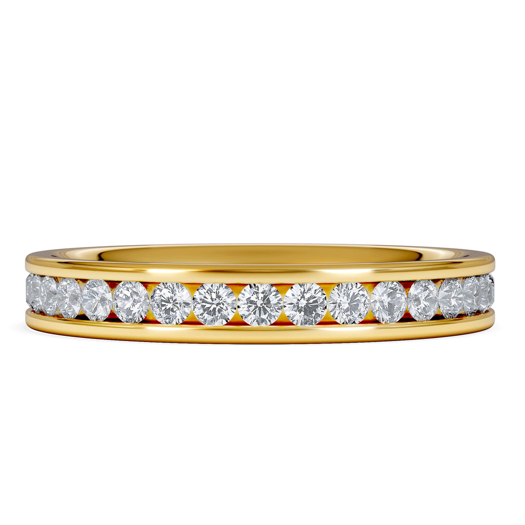 Rae Lab Diamond Eternity Ring Channel Set 1.00ct G/Vs in 18K Gold