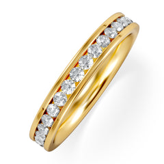 Diamond Eternity Ring Rae Channel Set 1.00ct H/Si in 18K Gold