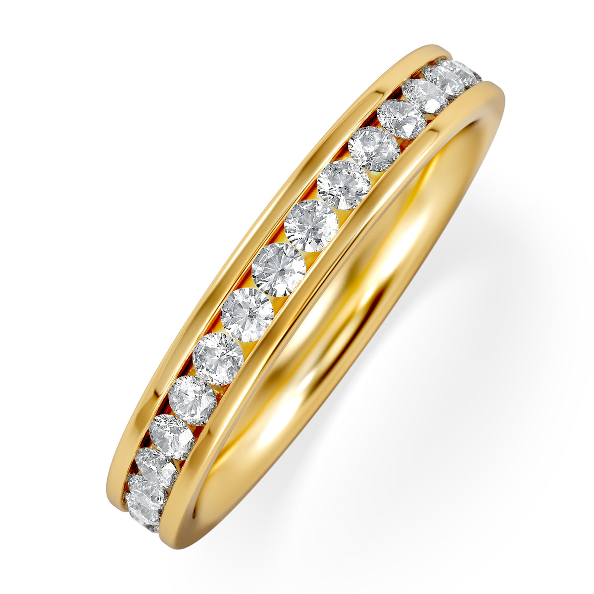 Diamond Eternity Ring Rae Channel Set 1.00ct H/Si in 18K Gold