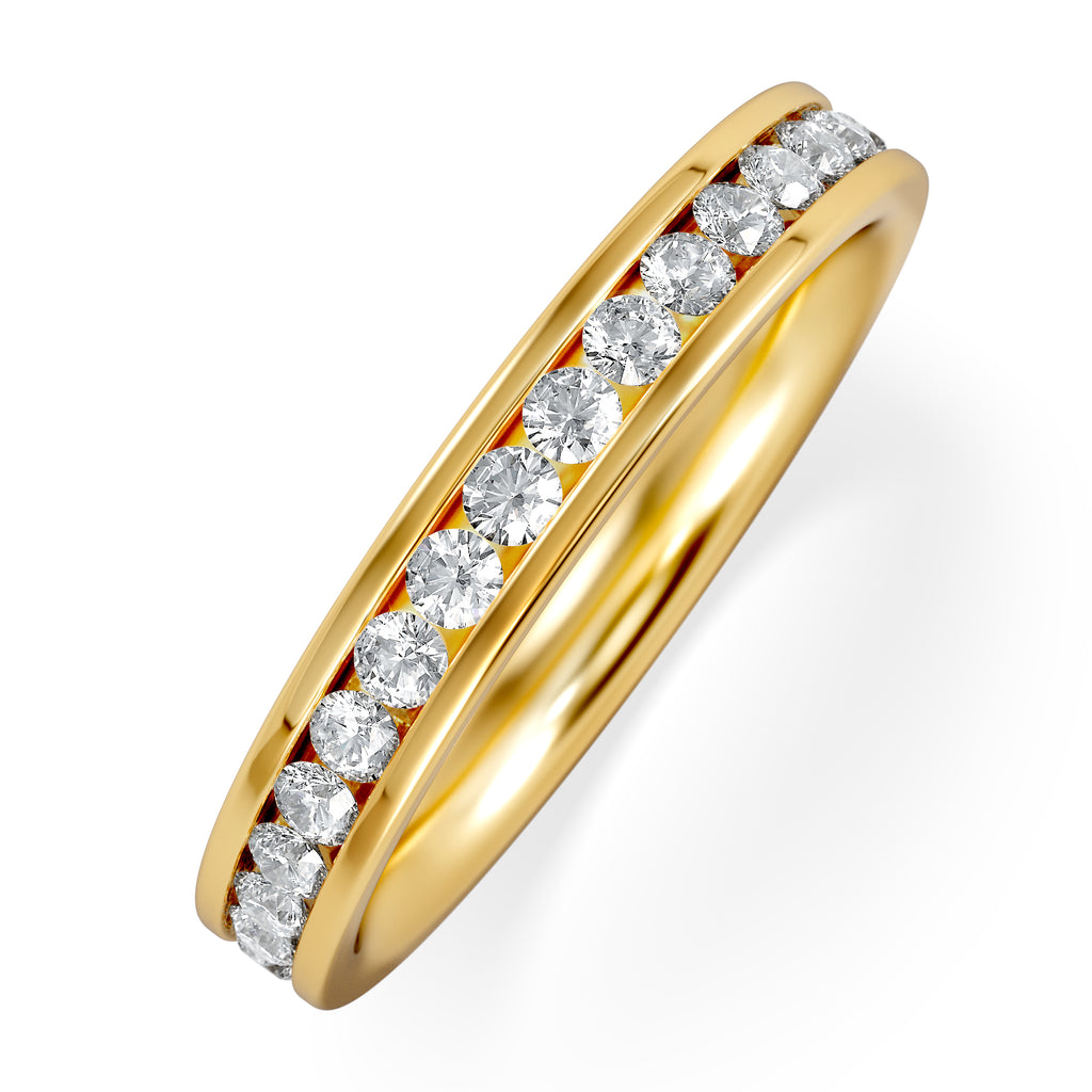 Rae Lab Diamond Eternity Ring Channel Set 1.00ct G/Vs in 18K Gold