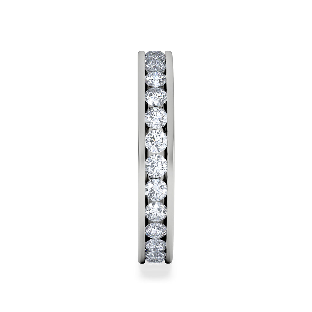 Diamond Eternity Ring Rae Channel Set 1.50ct G/Vs in Platinum