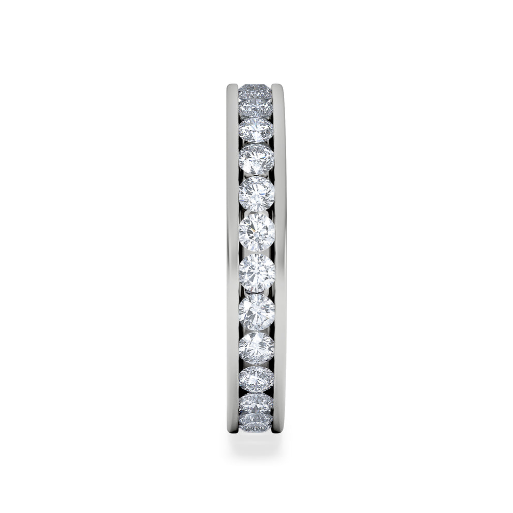 Diamond Eternity Ring Rae Channel Set 1.50ct G/Vs in Platinum