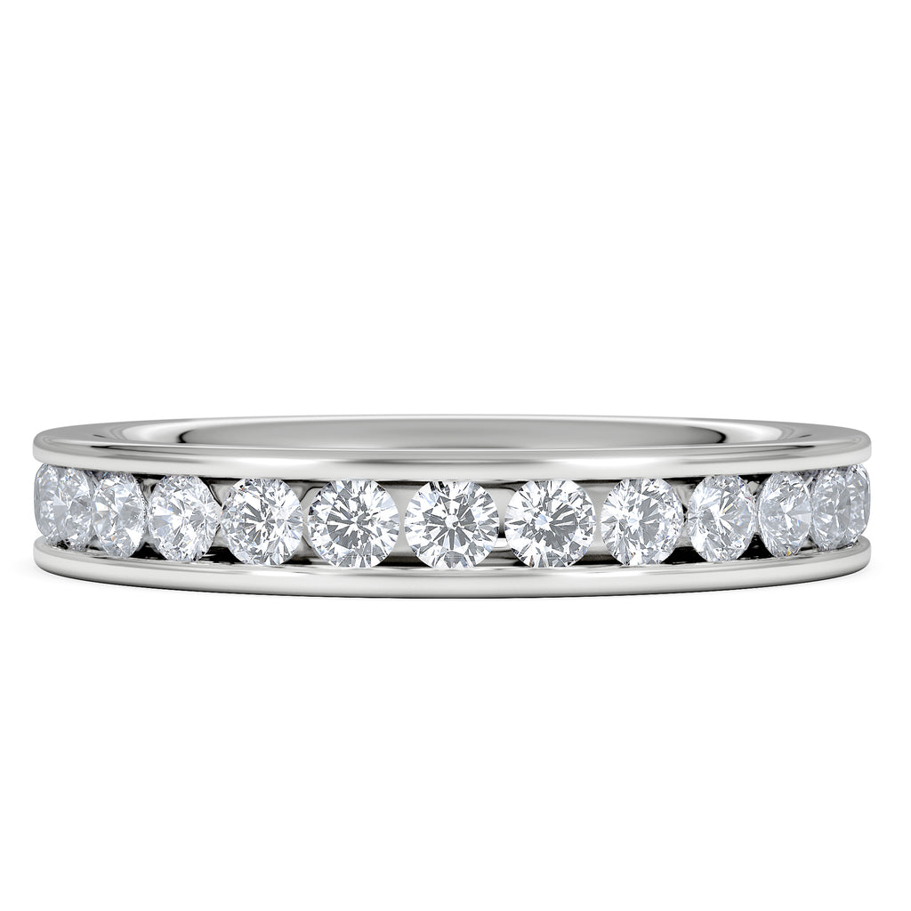 Diamond Eternity Ring Rae Channel Set 1.50ct G/Vs in Platinum