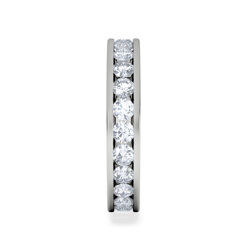 Diamond Eternity Ring Rae Channel Set 2.00ct G/Vs in Platinum