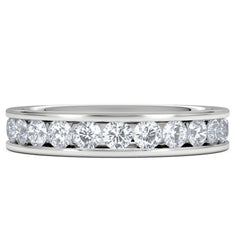 Rae Lab Diamond Eternity Ring Channel Set 2.00ct F/VS 18K White Gold