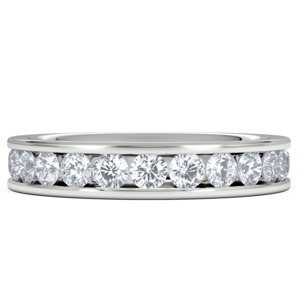 Diamond Eternity Ring Rae Channel Set 2.00ct G/Vs in Platinum