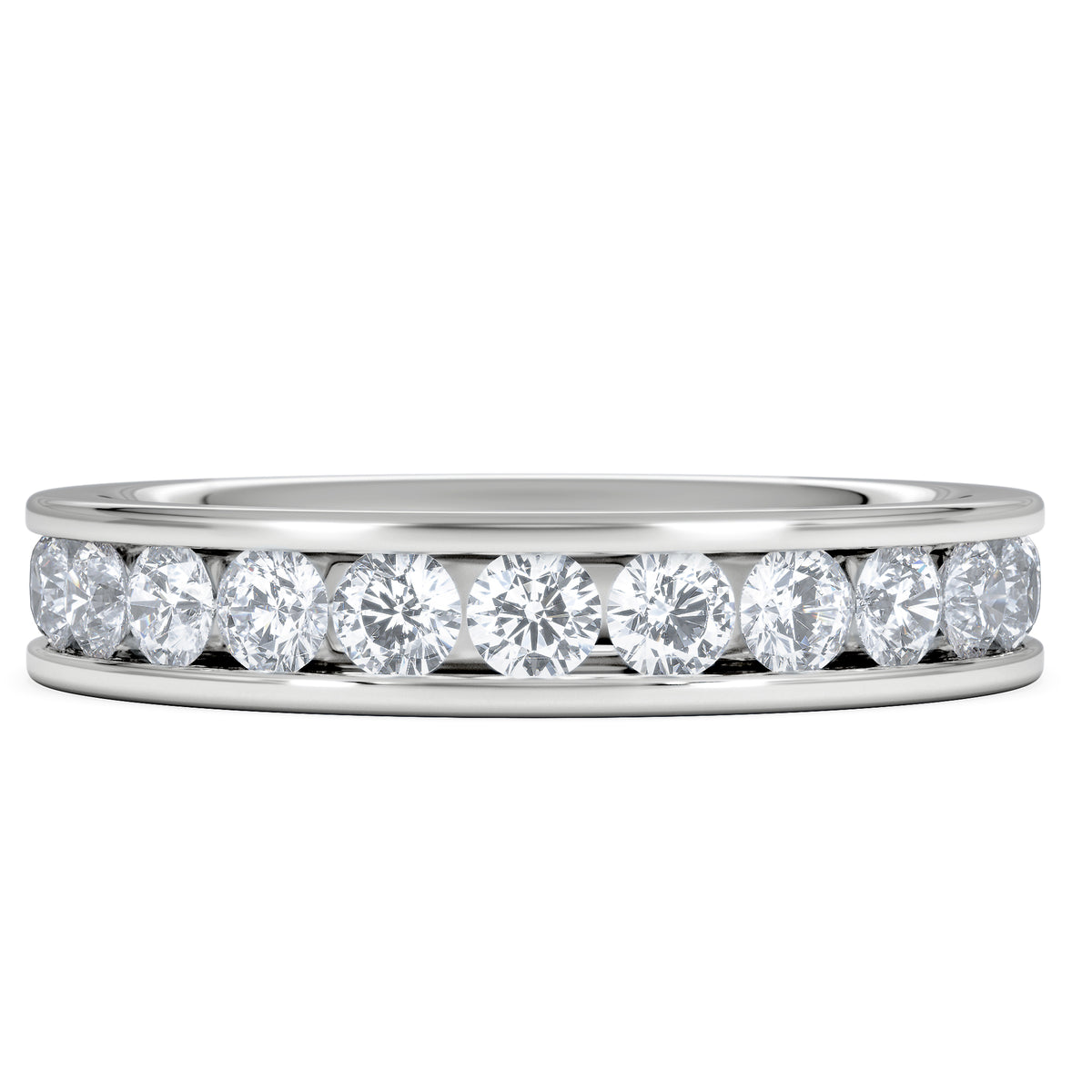 Diamond Eternity Ring Rae Channel Set 2.00ct G/Vs in Platinum