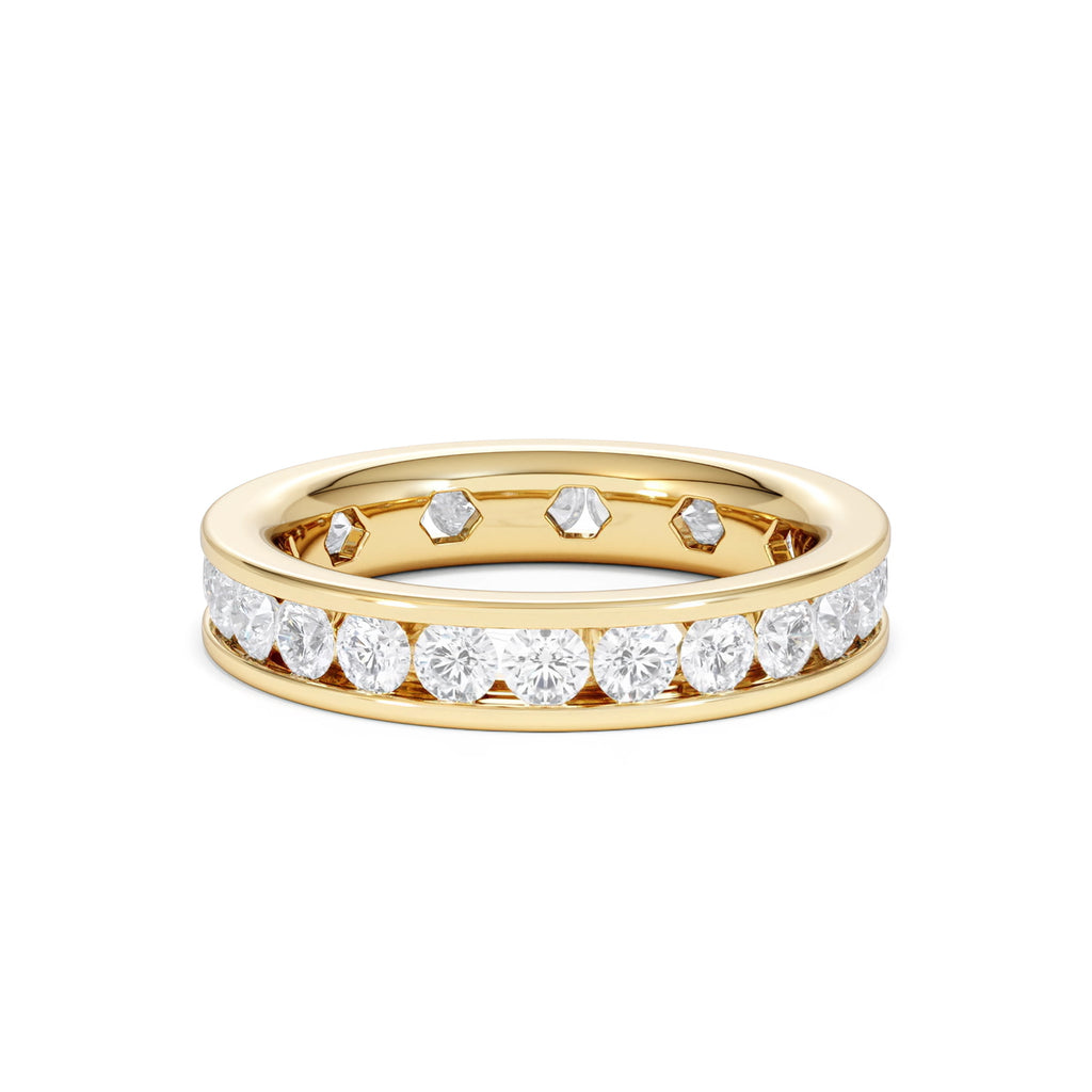 Rae Lab Diamond Eternity Ring Channel Set 2.00ct G/Vs in 18K Gold