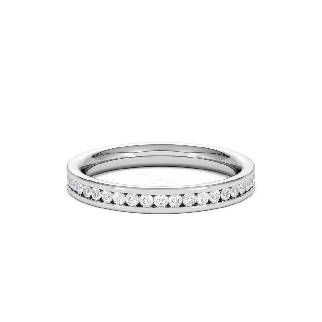 Diamond Eternity Ring Rae Channel Set 0.50ct G/Vs in Platinum