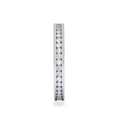 Diamond Eternity Ring Rae Channel Set 0.50ct H/Si in 18K White Gold