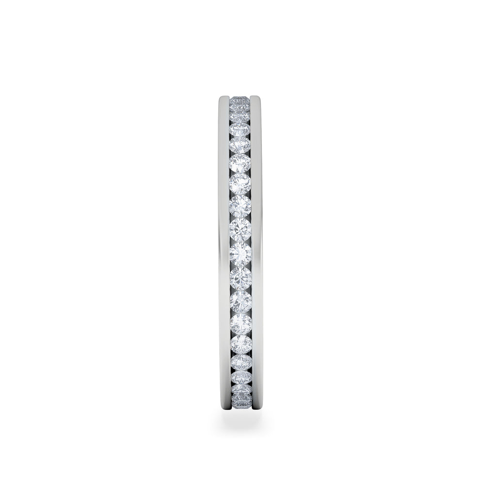 Diamond Eternity Ring Rae Channel Set 0.50ct G/Vs in 18K White Gold