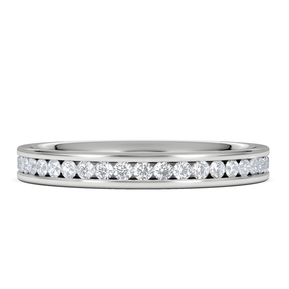Diamond Eternity Ring Rae Channel Set 0.50ct G/Vs in 18K White Gold