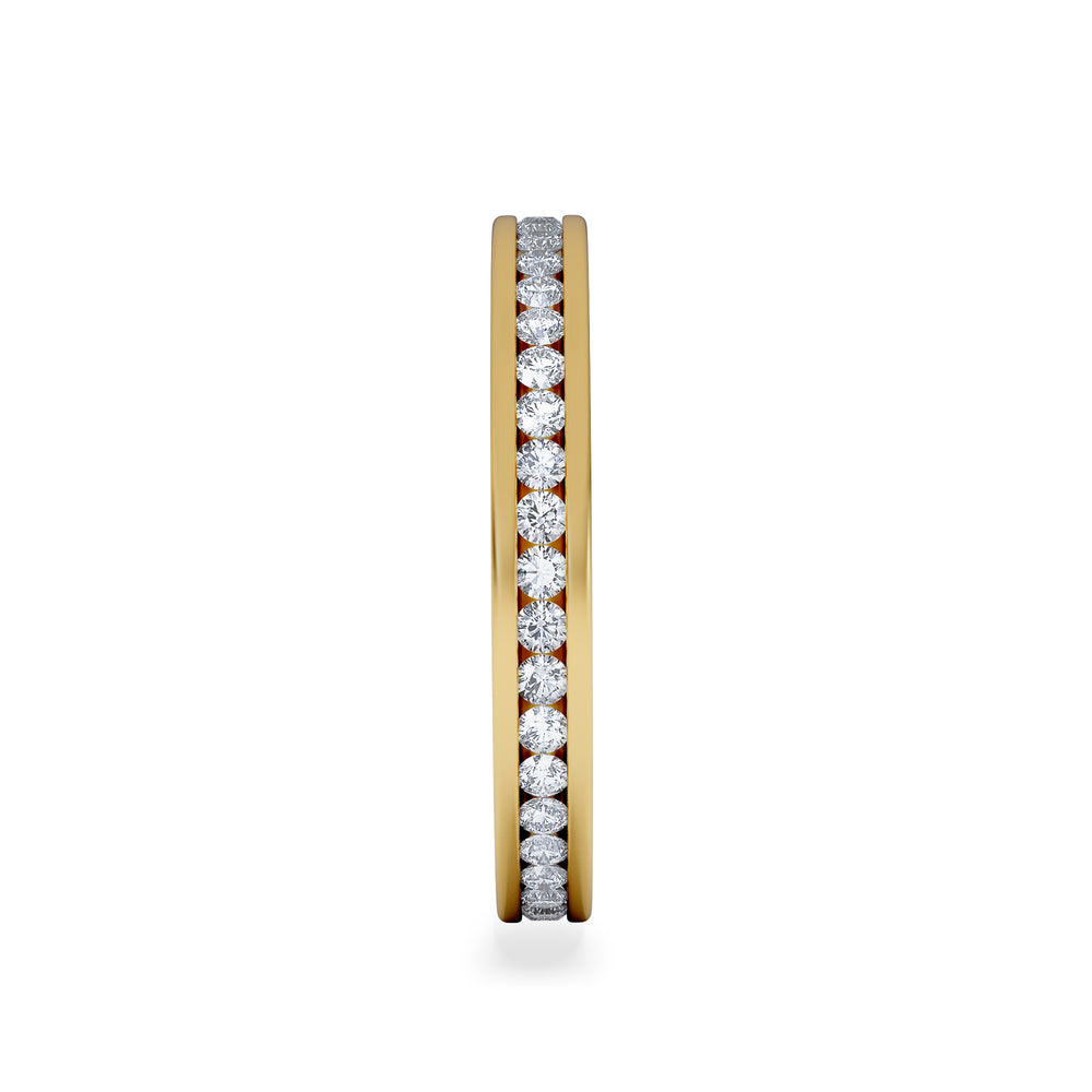 Diamond Eternity Ring Rae Channel Set 0.50ct H/Si in 18K Gold