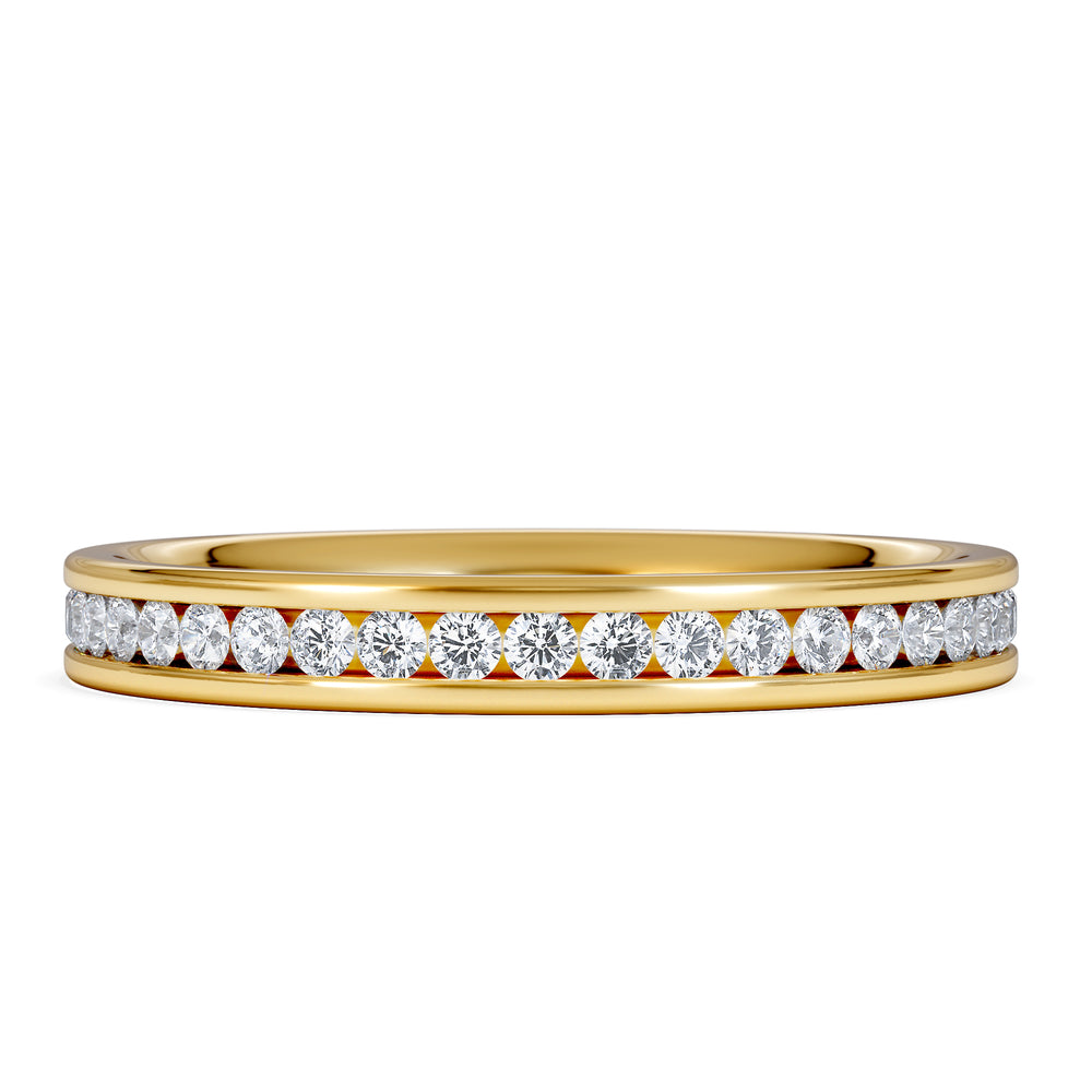 Diamond Eternity Ring Rae Channel Set 0.50ct H/Si in 18K Gold